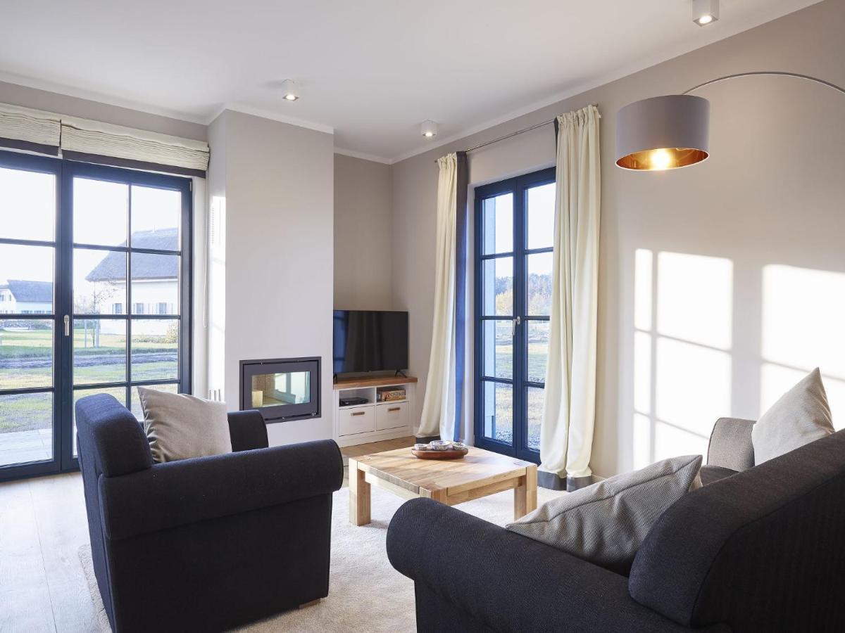 Reetland Am Meer - Premium Reetdachvilla Mit 3 Schlafzimmern, Sauna Und Kamin F07 Dranske Exterior foto